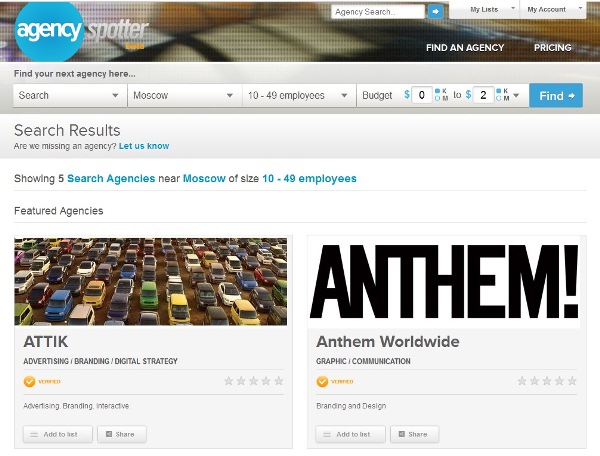 Agency Spotter: ищем SEO-агентство
